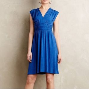 Anthropologie dress blue